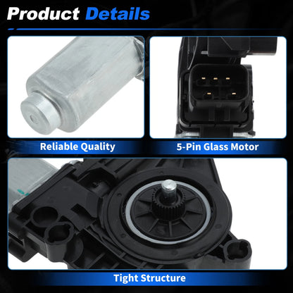 Window Regulator Motor Front Left for Dodge Charger, Chrysler 300