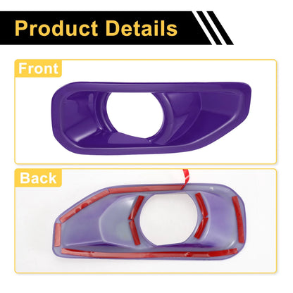Fog Light Grills for Jeep Wrangler JL Gladiator (2018-2023)