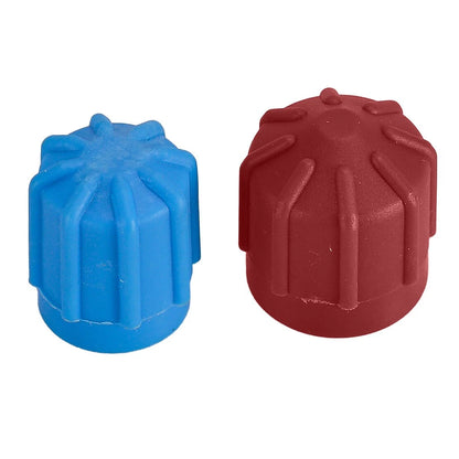 4Pcs A/C System Valve Cap Dust Covers for Car R134a