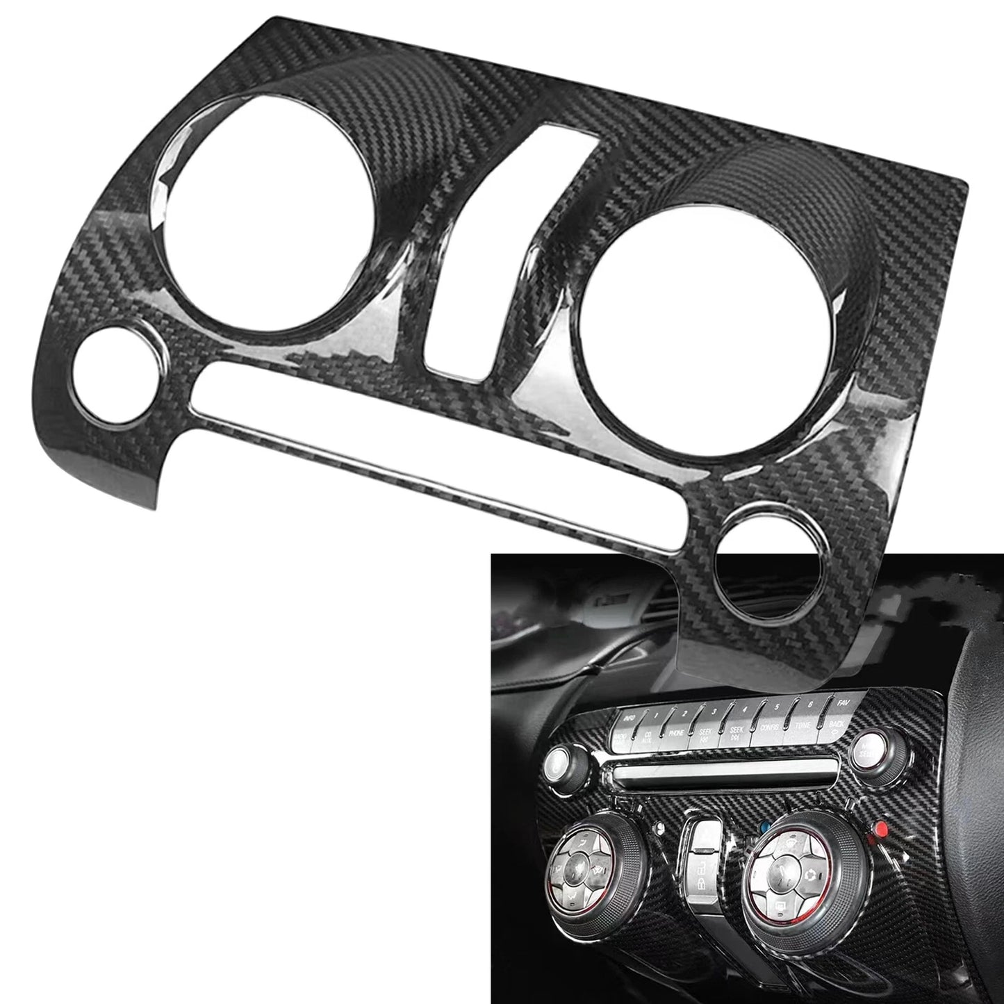 Center Console Panel Cover Trim for Chevrolet Camaro (2010-2015)