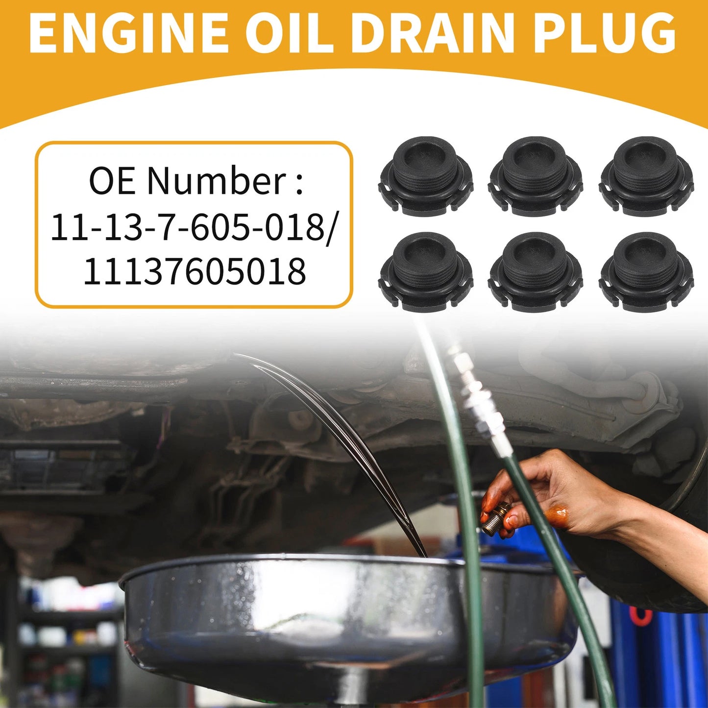 Oil Drain Plug Thread Repair 6 x for BMW 228i (2014-2018)