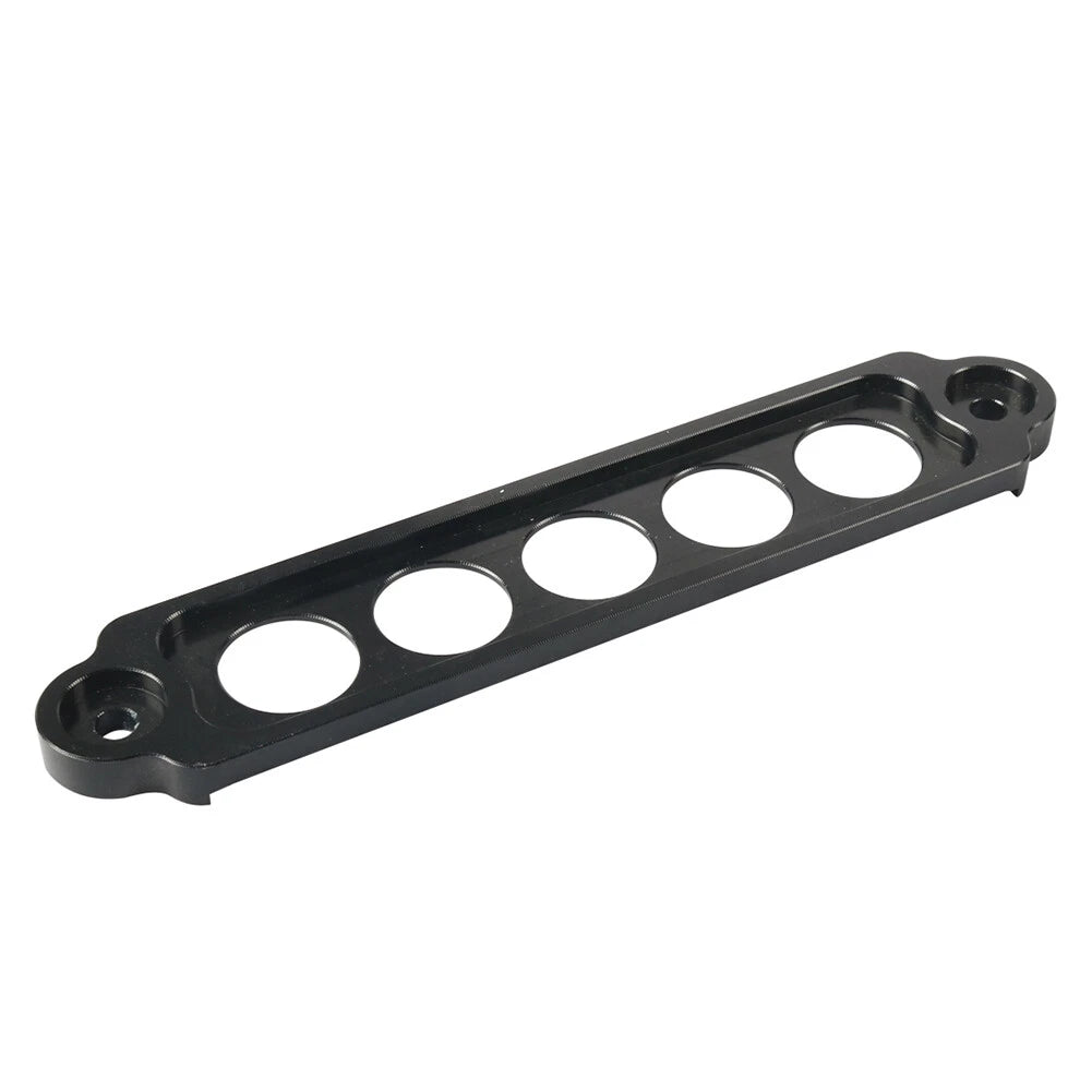 Universal Battery Tie Down Bracket Clamp Holder for Cars & Trucks - Black