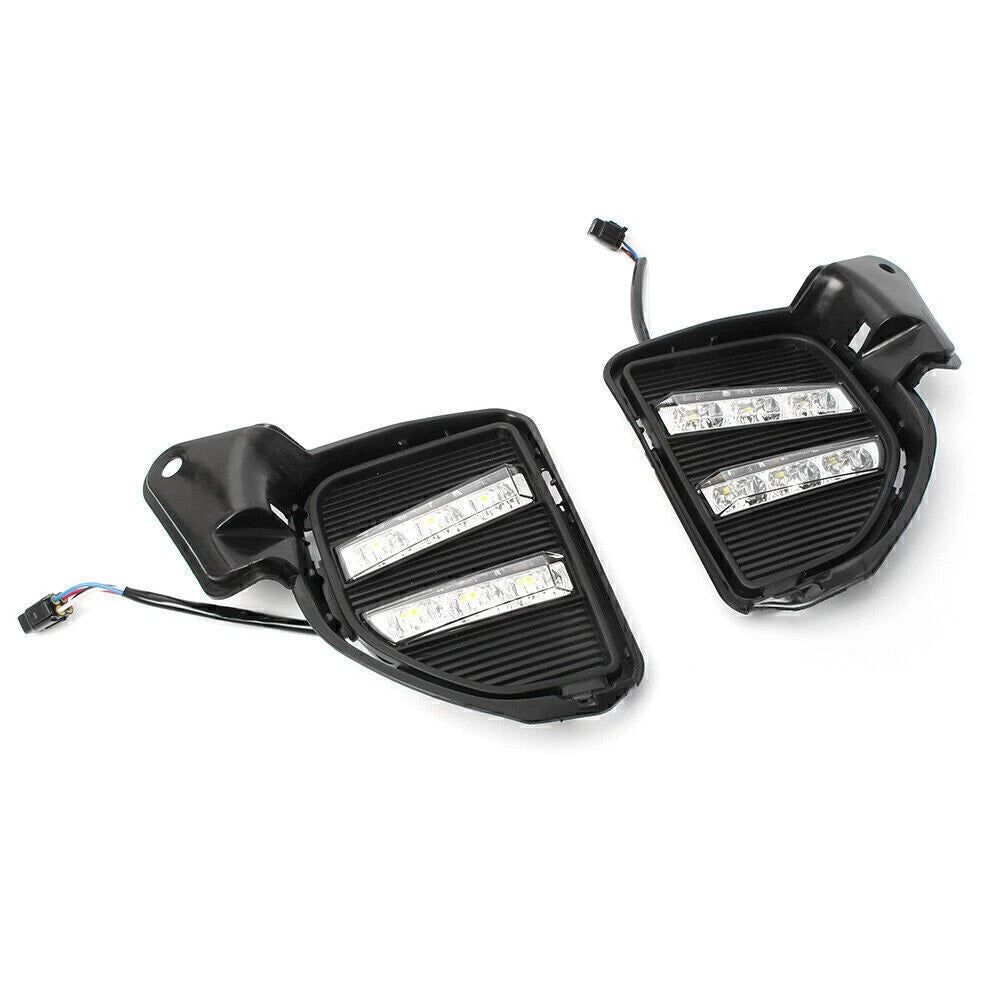 2 x Fog Light DRL Daytime Running Lights for Toyota Hiace (2014-2017)