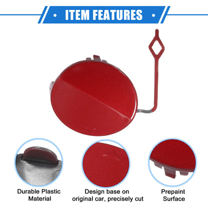 Tow Hook Eye Hole Cover Cap for BMW F32 F33 F41 (2012-2020) - Red Front Right