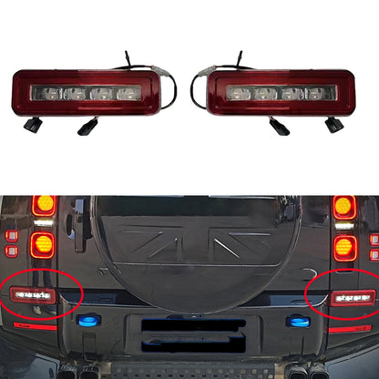 Red Rear Bumper Brake Light for Land Rover Defender 90/110/130 (2020-2024)