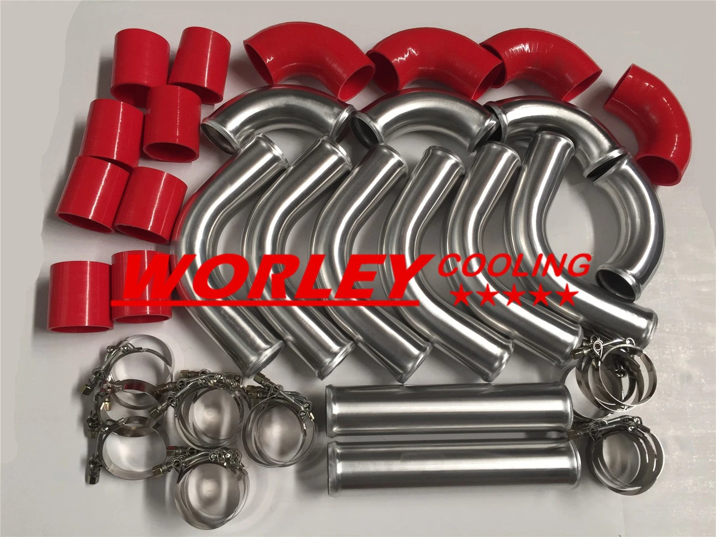 3" Aluminum Universal Intercooler Turbo Piping Kit for QLD