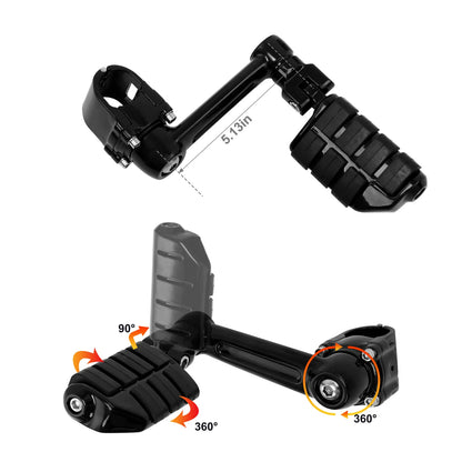 Adjustable Highway Footpegs Clamps for Honda Goldwing GL 1800 (2001-2023)