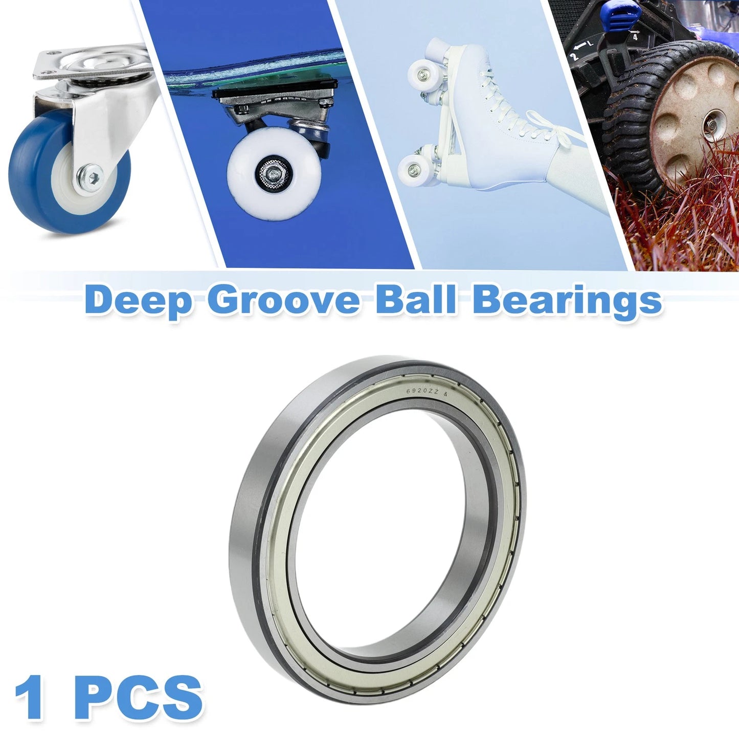 Deep Groove Ball Bearings 100x140x20mm for Scooter Skateboard Wheel