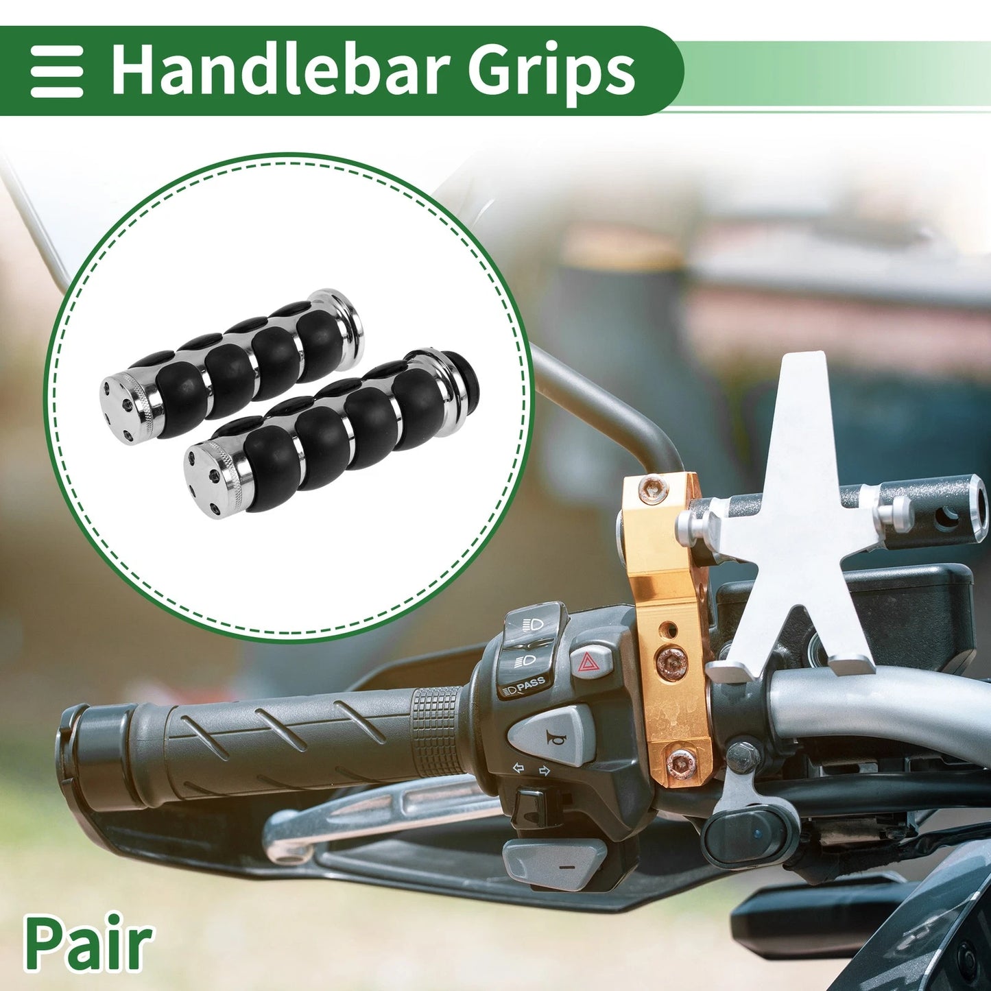 Hand Grips Cover 1 Pair for Universal Motorcycle