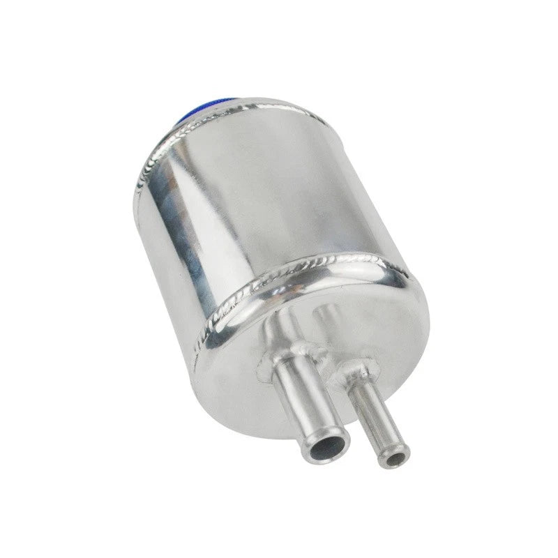 Aluminum Racing Power Steering Fluid Reservoir Tank + Clamps for Universal