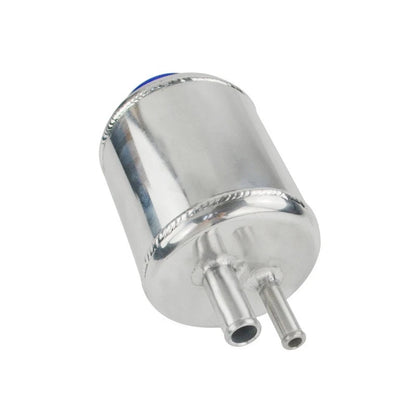 Aluminum Racing Power Steering Fluid Reservoir Tank + Clamps for Universal