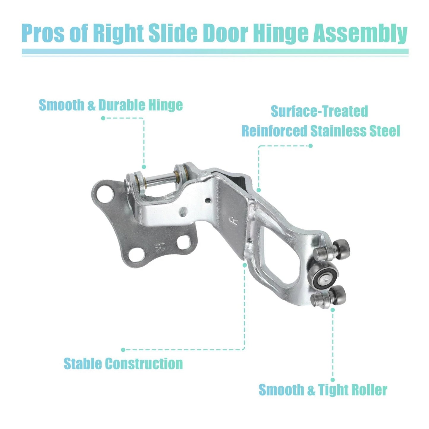Right Slide Door Hinge Roller Assembly for Toyota Sienna (2004–2010)