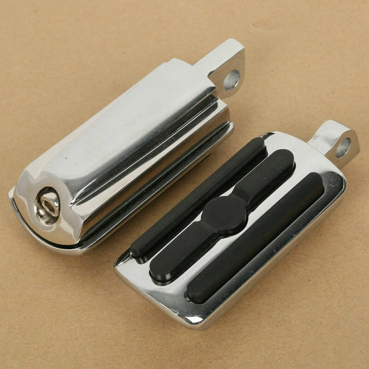 1 1/4" Short Angled Highway Bar Engine Guard Footpegs for Harley