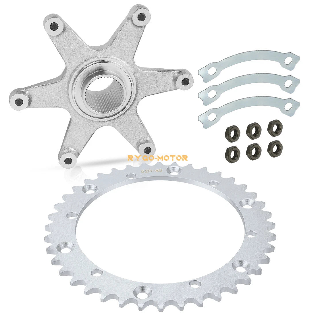 REAR SPROCKET & SPROCKET HUB ASSEMBLY for Yamaha Raptor 660R ATV (2001–2005)