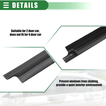 Front Left Right Door Window Belt Weatherstrip for Toyota Hilux (2005-2014)