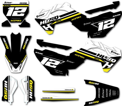 Custom Graphics Kit Decals for Husqvarna TC 65 (2024-2026)