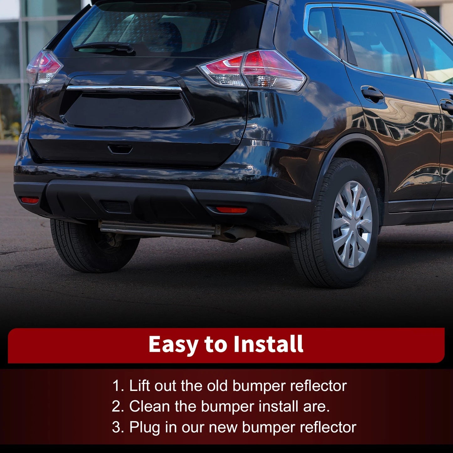 Rear Bumper Reflector Side Marker  for Nissan Rogue (2017-2020)