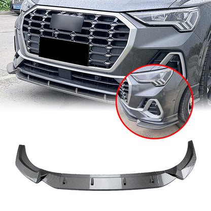 Front Spoiler Lip Splitter Kit for Audi Q3 F3 Sline (2019-2024)