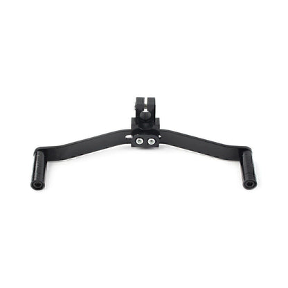 Dual Way Gear Shift Lever Footrest Pedal Shifter for Universal Motorcycle 21cm Black