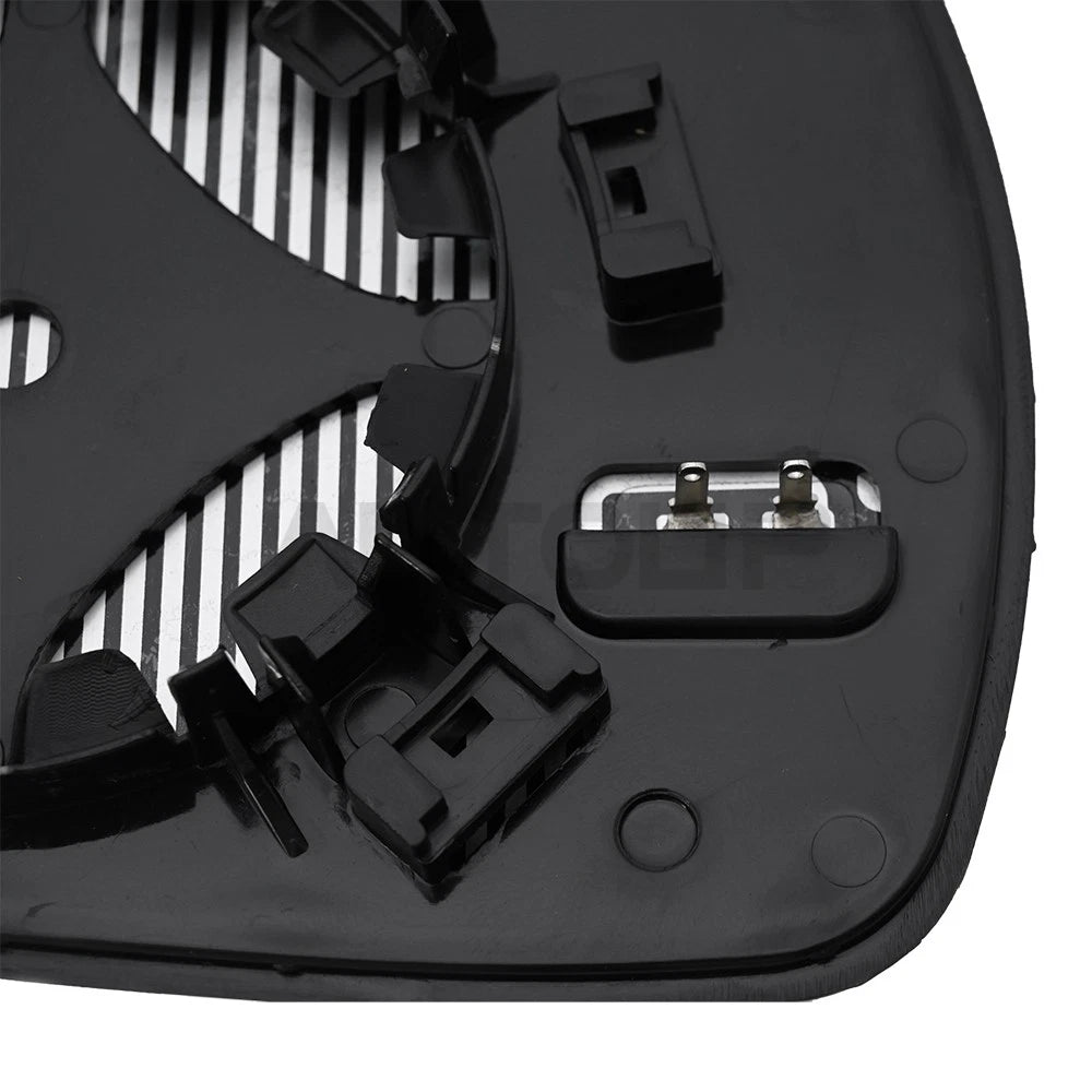 Mirror Glass Heated Left Driver Side Door Wing for Ford Fusion (2013–2020)