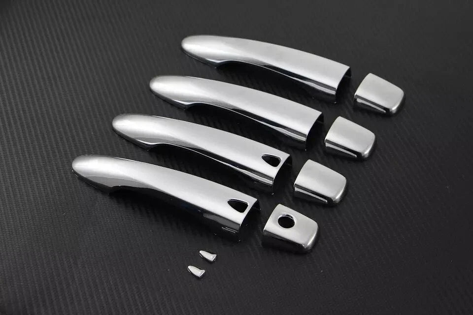 Door Handle Smart Keyhole Cover Trim for Nissan Kicks (2016-2020) 10 x Chrome