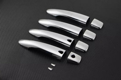 Door Handle Smart Keyhole Cover Trim for Nissan Kicks (2016-2020) 10 x Chrome