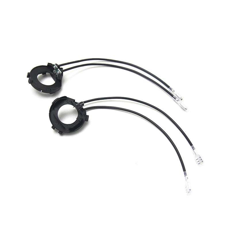 Pair H7 LED Bulb Headlight Holder Adaptor Kit Fit for VW Golf MK7 MK6 JETTA