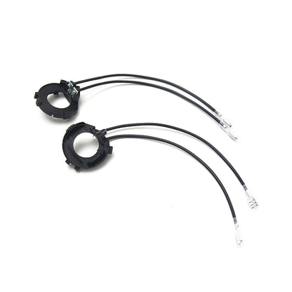 Pair H7 LED Bulb Headlight Holder Adaptor Kit Fit for VW Golf MK7 MK6 JETTA