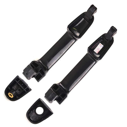 Exterior Door Handle Black Front L+R Fits Toyota Vios Yaris 4D Sedan 2003-12 D06