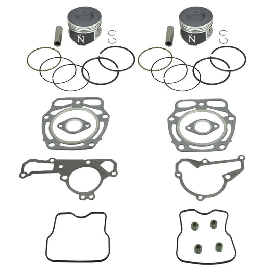 .020 Over Bore Top End 76.5mm for Kawasaki Mule 2500 2510 3000 4000