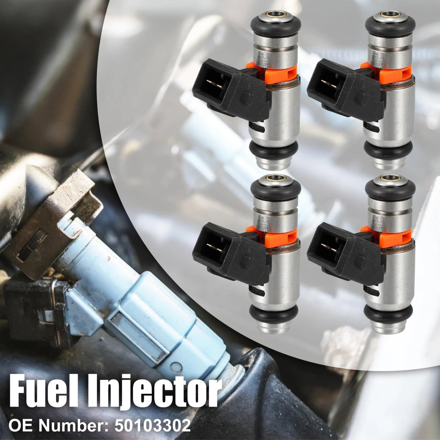 4 x Fuel Injectors for Ford KA Street KA 1.6 (2003-2008)