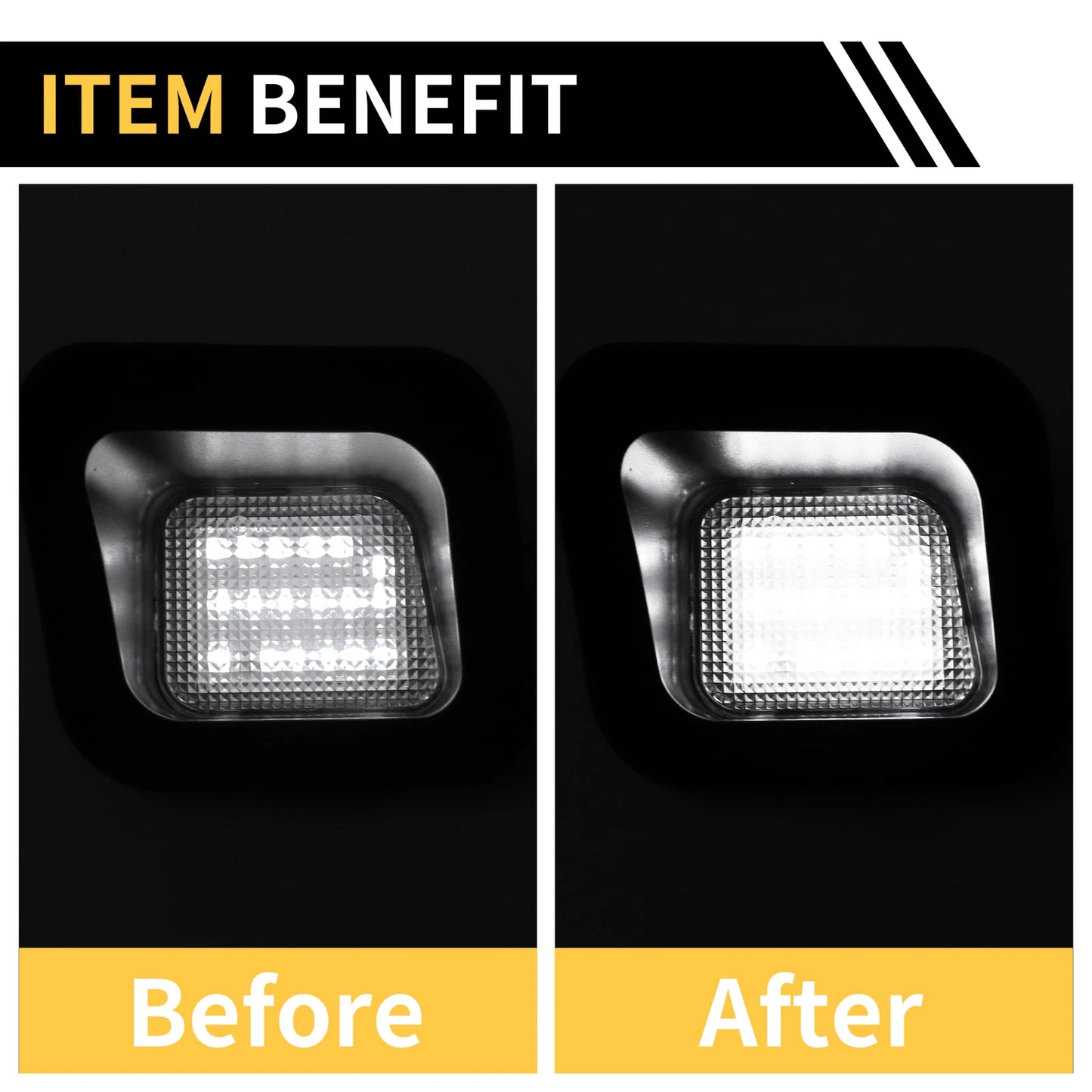 2 x License Plate Lights for Dodge Ram 1500 2500 3500 (2010-2023)