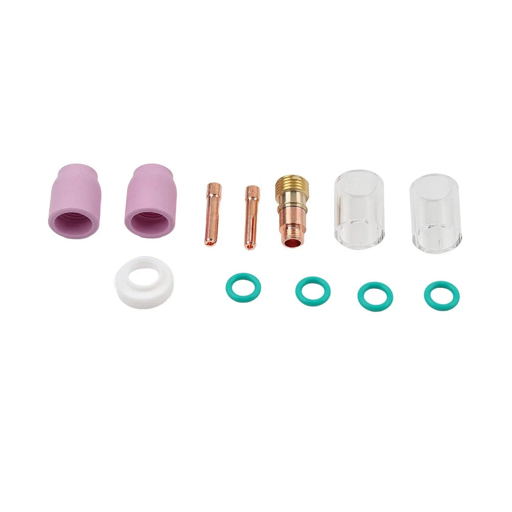 12 Pcs TIG Welding Torch Stubby Gas Lens Cups for WP-17/18/26 (No Year)