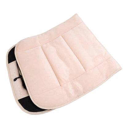 Plush Car Seat Cover Cushion Protector for Car, Truck, SUV, Van - Beige