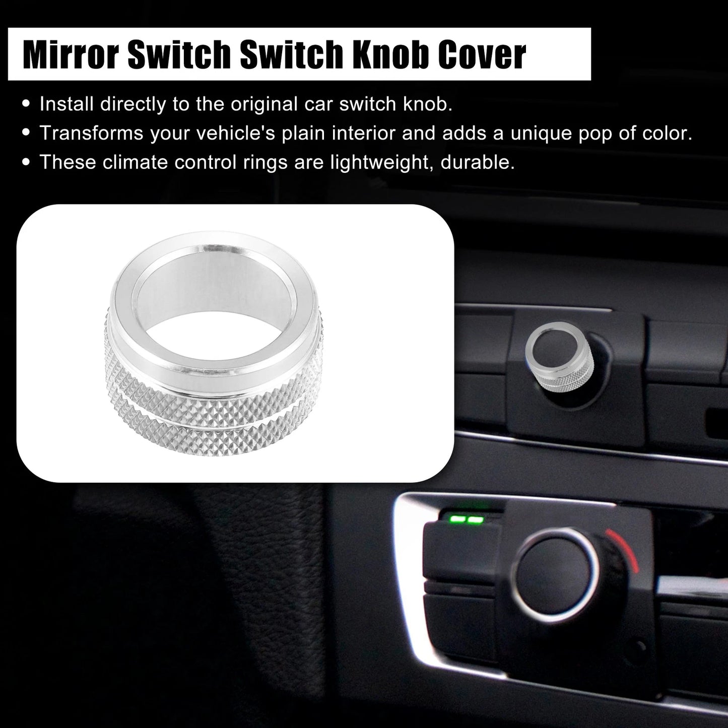 Mirror Switch Knob Cover Decoration for Toyota