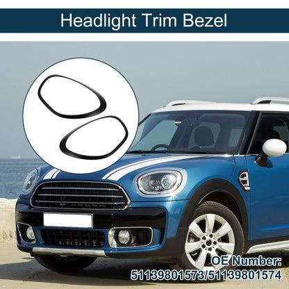 Front Headlight Trim Bezel for Mini Cooper Countryman (2011-2016)