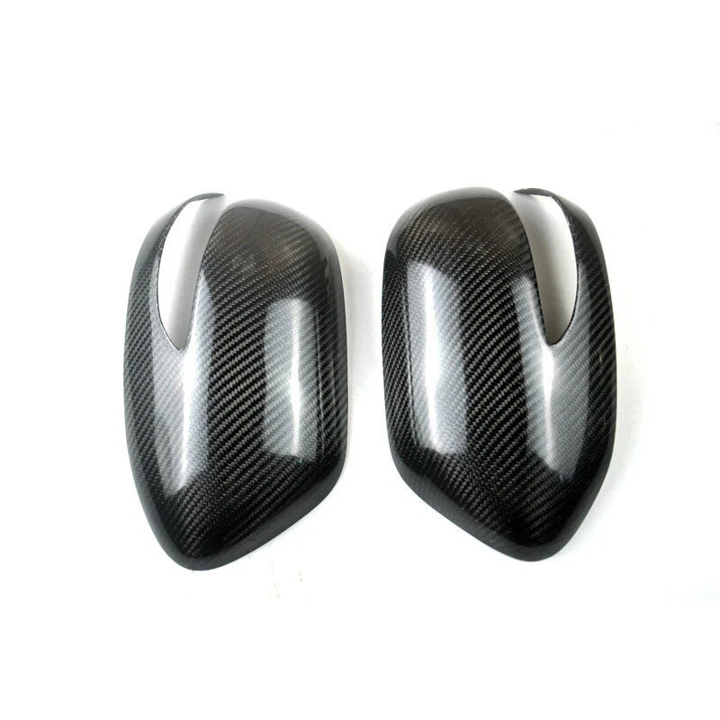 Real Carbon Fiber Stick-on Side Mirror Cover Caps for Subaru Legacy 2004-2008