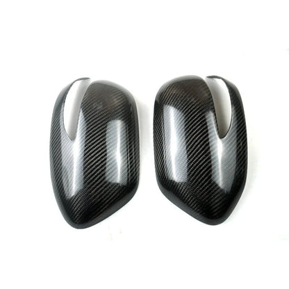 Real Carbon Fiber Stick-on Side Mirror Cover Caps for Subaru Legacy 2004-2008