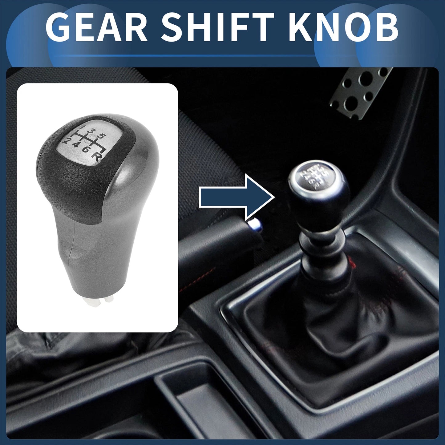 6 Speed Manual Gear Shift Knob for Honda Civic (2006-2011)