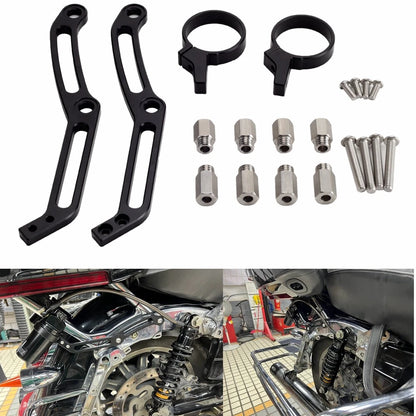 Remote Reservoir Mount Kits for Harley Touring Electra Glide Street Glide (2014-2023)