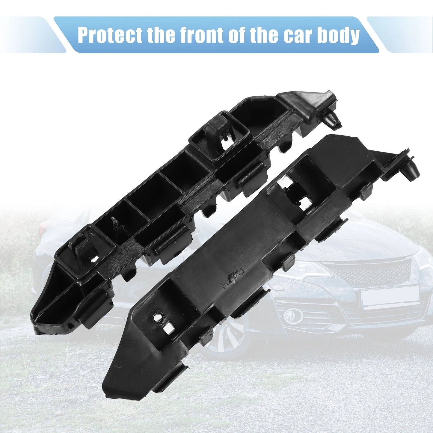 Pair of Front Bumper Brackets for Honda Civic (2012)