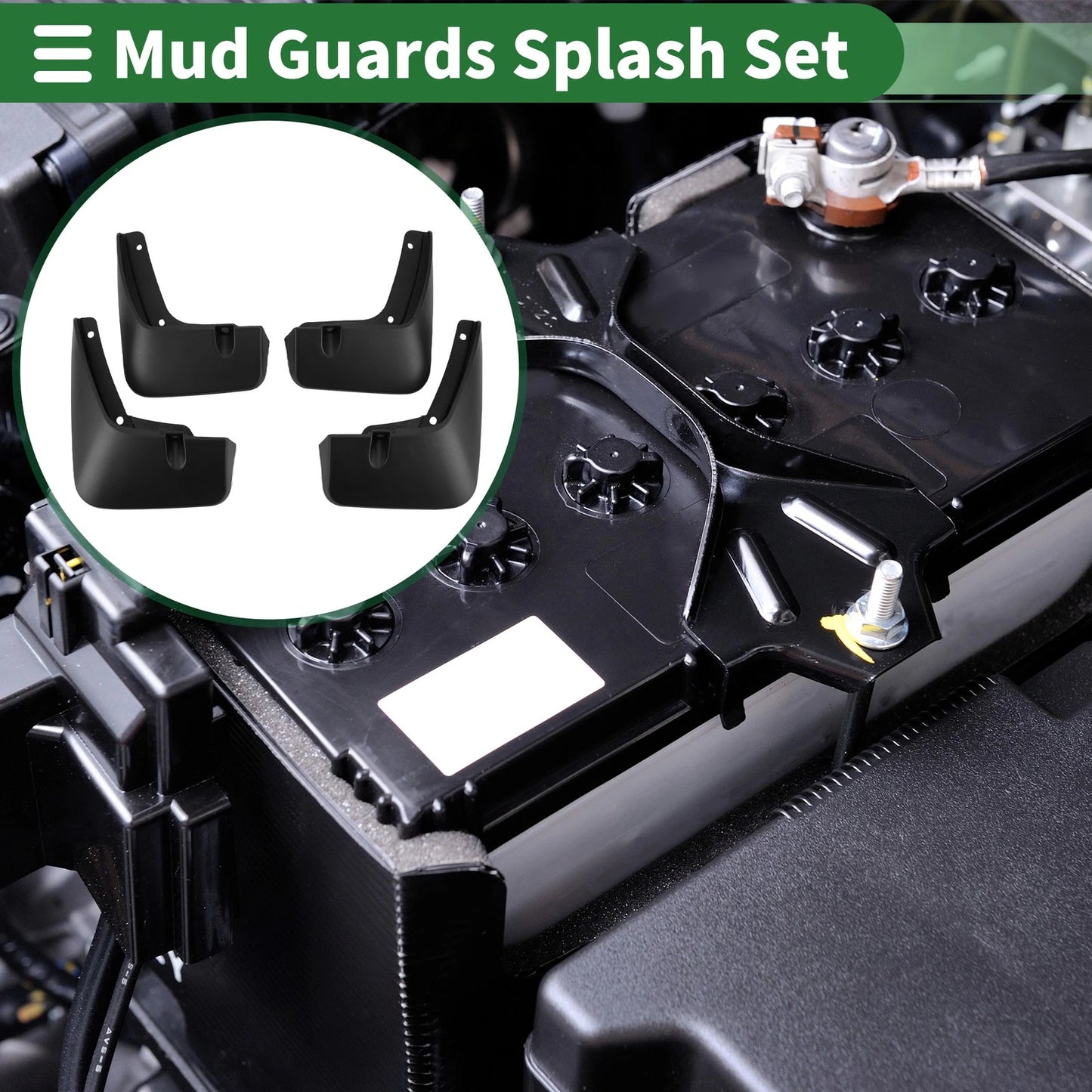 Mud Flaps Splash Guards for Hyundai Palisade 2019-2023 with Mount Accessories