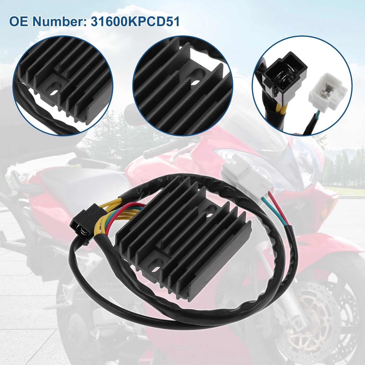 Voltage Regulator Rectifier for Honda XL125V Varadero (2001-2006)