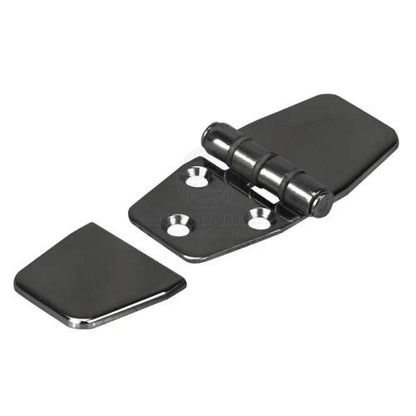Hinge 316 S/S Black PVD Anti-Slam Cover 40mm x 76mm Split Pair
