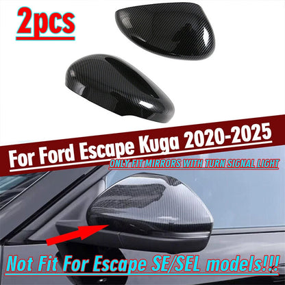 Rear Side View Mirror Cover Trim for Ford Escape Kuga (2020–2025)