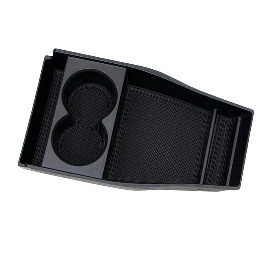 1x Front Center Console Storage-Box ABS-Black Organizer Tray for Hyundai