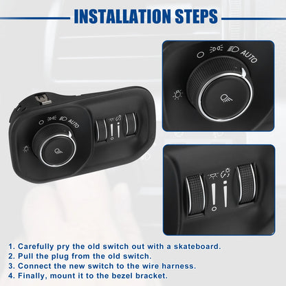 Headlight Lamp Switch Button for Dodge RAM 1500 2500 3500 No.68401933AA