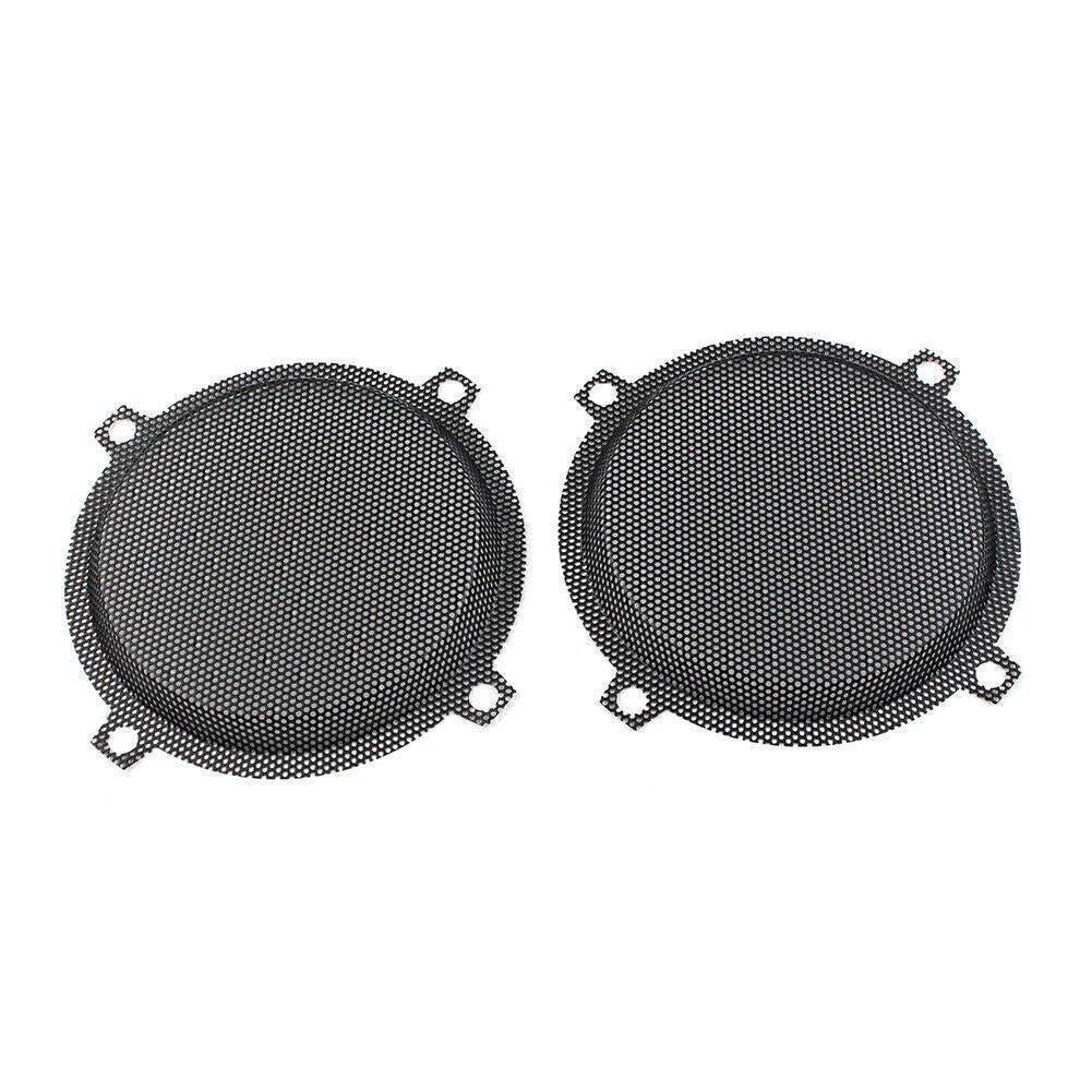 Black Wired Steel Mesh Speaker Grills for Harley Electra Glide