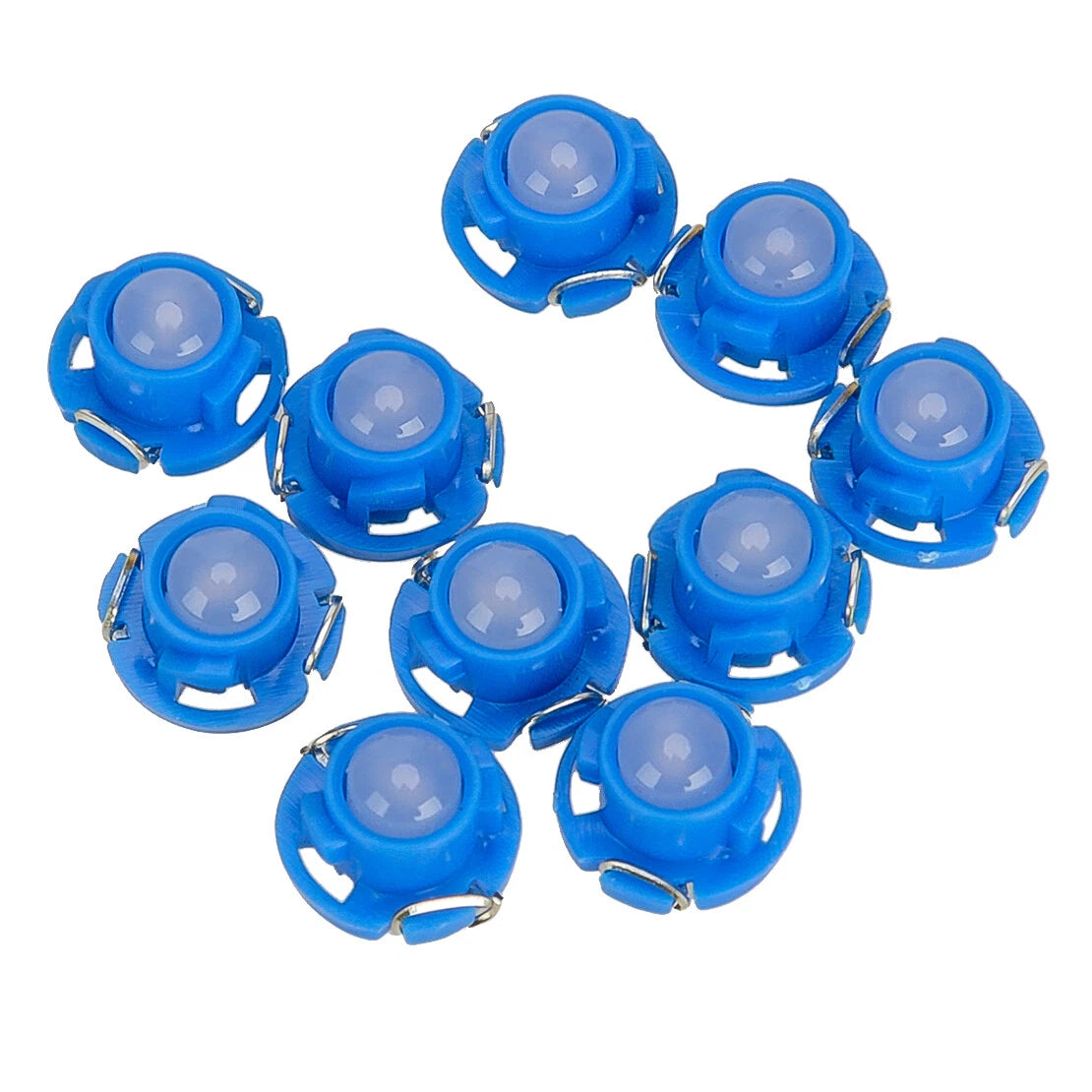 20 x Blue T4.7 Neo Wedge LED Bulbs for Car Instrument Dash Climate Control