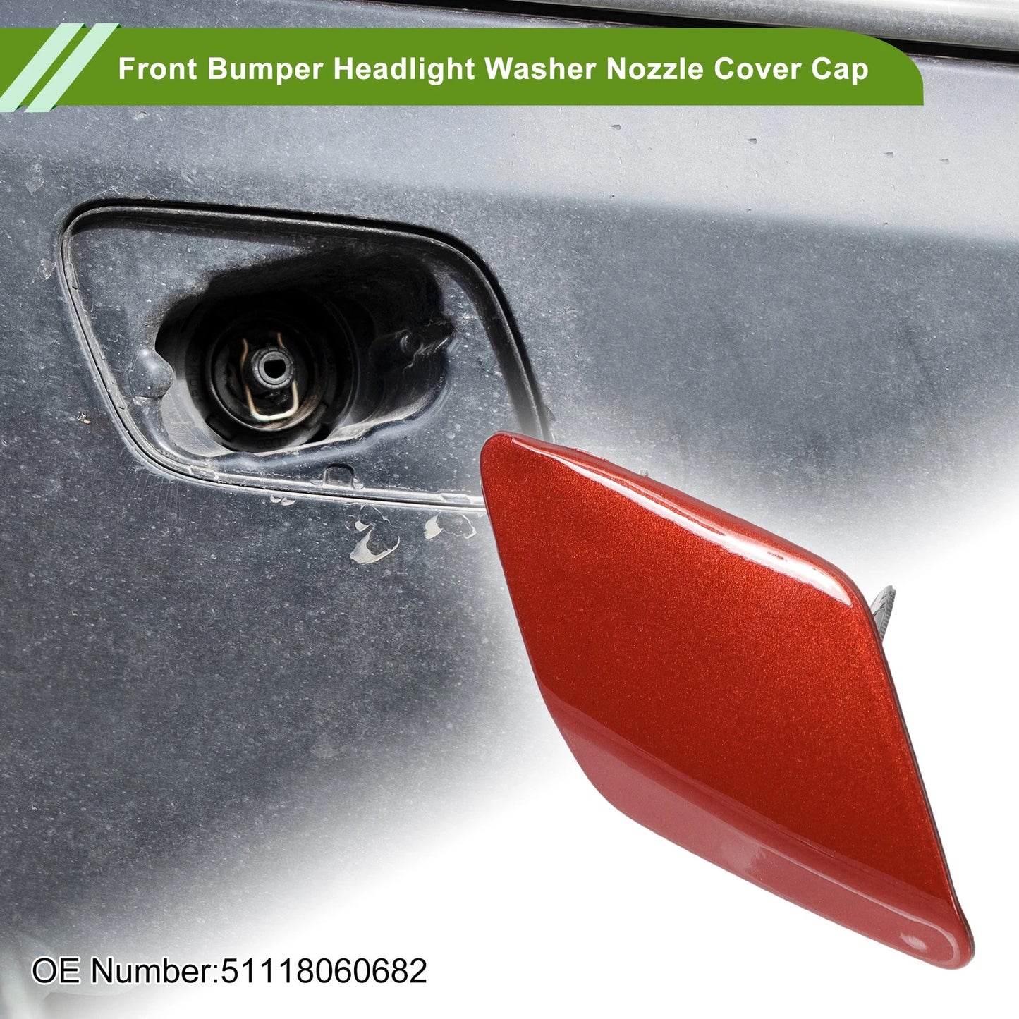 Front Right Washer Nozzle Cover for BMW 428i (2014-2016) Red